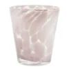 Milano glas Ø9x10 cm, Rosa