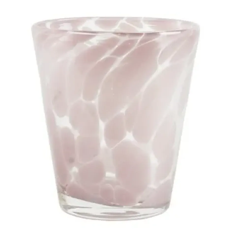 Milano glas Ø9x10 cm, Rosa