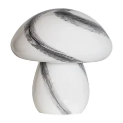 Mira Mushroom bordslampa 30 cm, Vit-svart
