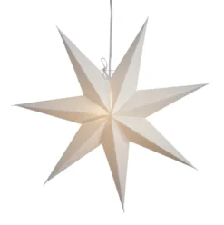 Mira adventsstjärna Ø60 cm, Vit