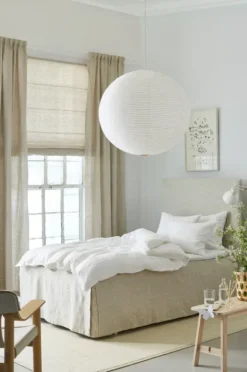 Miramar hissgardin 120x180 cm, Oatmeal