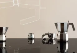Moka espresso kaffebryggare, 6 koppar