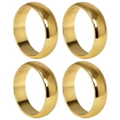 Monaco servettring Ø4 cm 4-pack, Brass