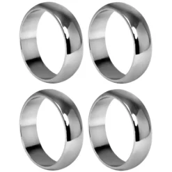 Monaco servettring Ø4 cm 4-pack, Silver
