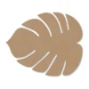 Monstera Leaf Nupo glasunderlägg, Nougat