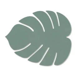 Monstera Leaf Nupo glasunderlägg, Pastellgrön