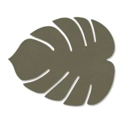 Monstera Leaf Nupo glasunderlägg, Army green