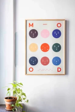 9 Moods poster, 50x70 cm