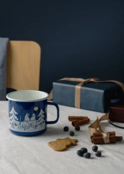 Moomin emaljmugg 80 cl, Starry night