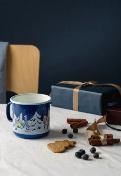 Moomin emaljmugg 80 cl, Starry night