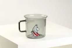 Moominmamma glasmugg 35 cl, Grå