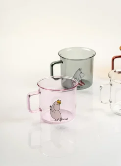 Moominmamma glasmugg 35 cl, Grå