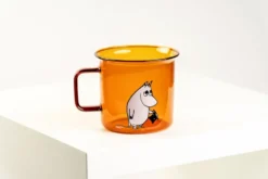 Moominpappa glasmugg 35 cl, Amber