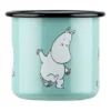 Moomin Retro emaljmugg 37 cl, Mint