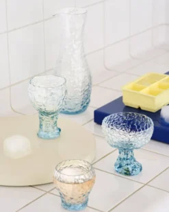 Moss coupe champagneglas 35 cl, Cirkulärt glas