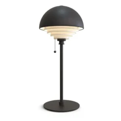 Motown bordslampa, Svart