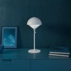 Motown bordslampa, Vit-vit