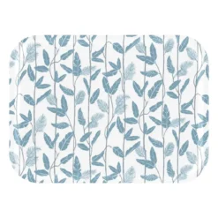 Mougli Blue bricka 20x27 cm, Blue-white
