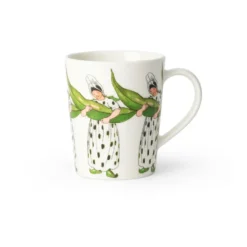 Mrs Broad Bean mugg, 28 cl, med handtag