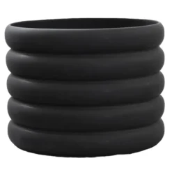 Mud kruka svart, Large Ø20 cm