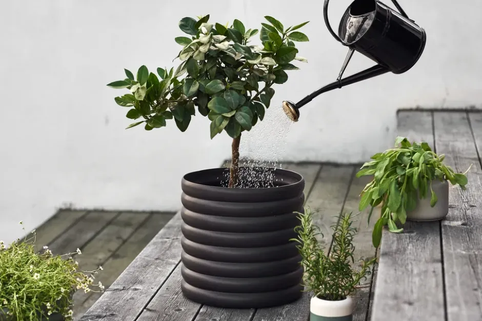 Mud kruka svart, XL Ø27 cm