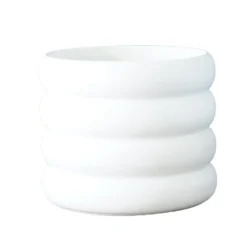 Mud kruka vit, Medium, Ø 14 cm