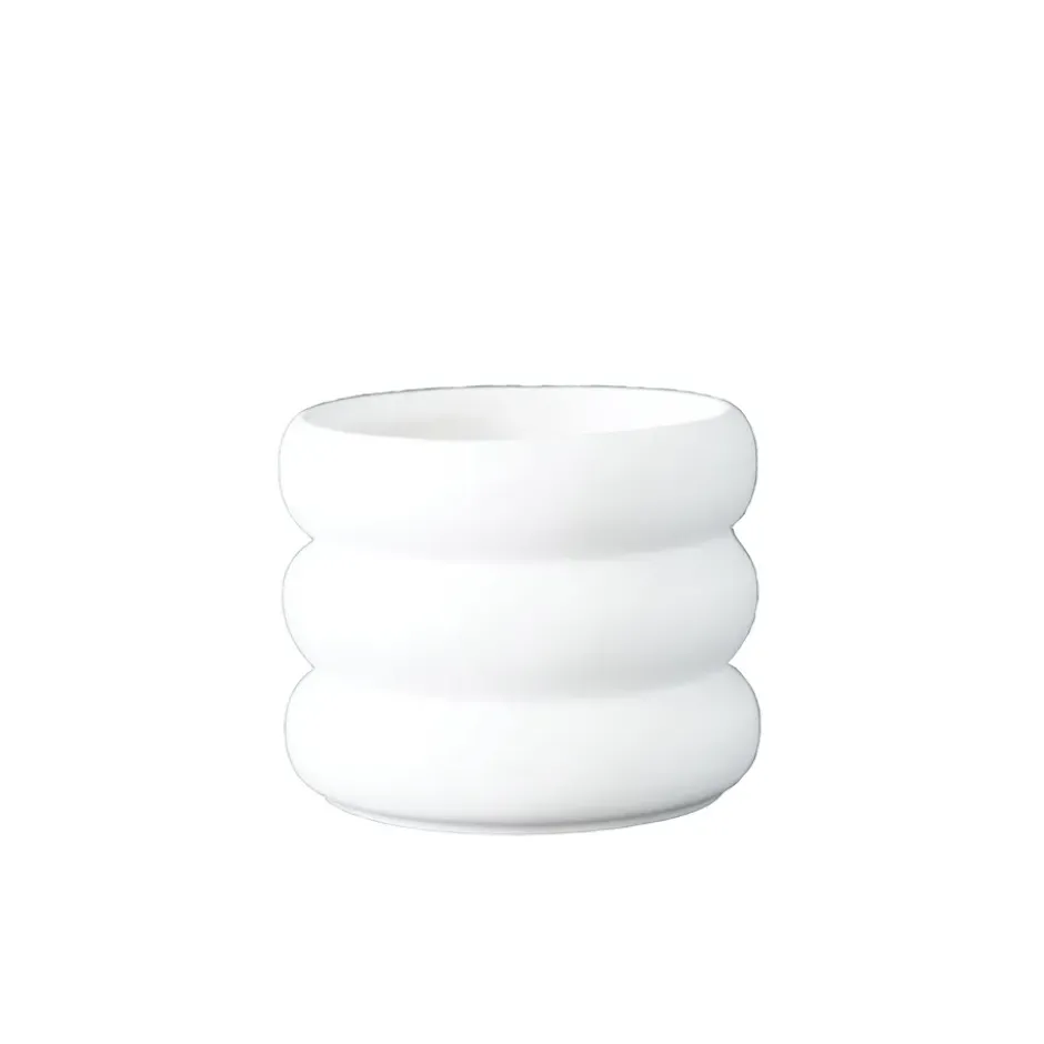 Mud kruka vit, Small, Ø 10 cm