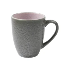 Mugg 30 cl Stengods, Grå-rosa
