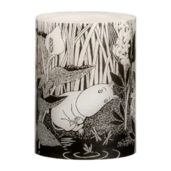 Mumin blockljus LED 10 cm, The pond