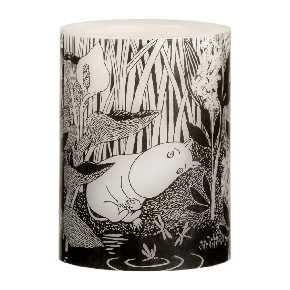 Mumin blockljus LED 10 cm, The pond