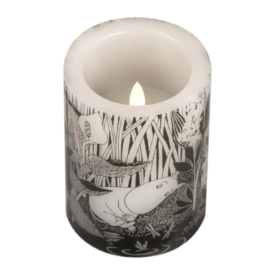 Mumin blockljus LED 10 cm, The pond