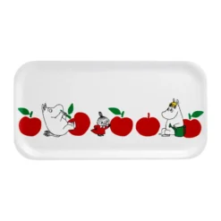 Mumin bricka 22x43 cm, Joyfull Apples
