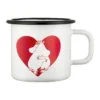 Mumin emaljmugg 37 cl, Heart