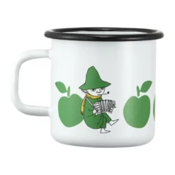 Mumin emaljmugg 37 cl, Joyfull Apples