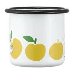 Mumin emaljmugg 25 cl, Joyfull Apples