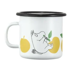 Mumin emaljmugg 25 cl, Joyfull Apples