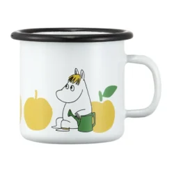 Mumin emaljmugg 25 cl, Joyfull Apples
