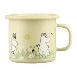 Mumin emaljmugg 25 cl, Meadow