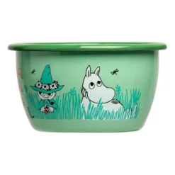 Mumin emaljskål Boys 30 cl, Grön