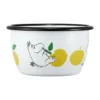 Mumin emaljskål 30 cl, Joyfull Apples-gul