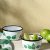 Mumin emaljskål 60 cl, Joyfull Apples