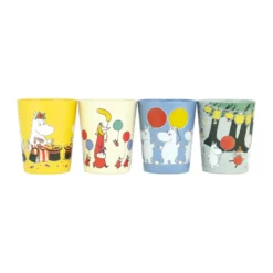 Mumin Festligheter samlarkoppar 15 cl 4-pack, Multi