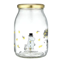 Mumin glasburk 1 L, Apples