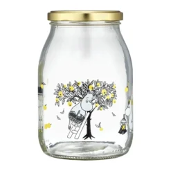 Mumin glasburk 1 L, Apples