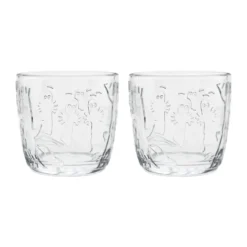 Mumin glas 28 cl 2-pack, Klar