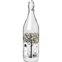 Mumin glasflaska 1 L, Apples
