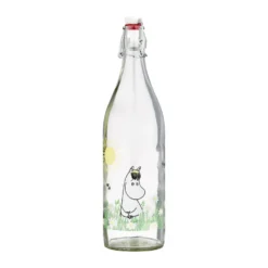 Mumin glasflaska 1 L, Meadow