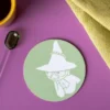 Mumin glasunderlägg Ø10 cm, Snufkin