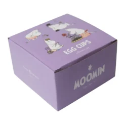 Mumin joy äggkopp 4 delar, Vit-multi
