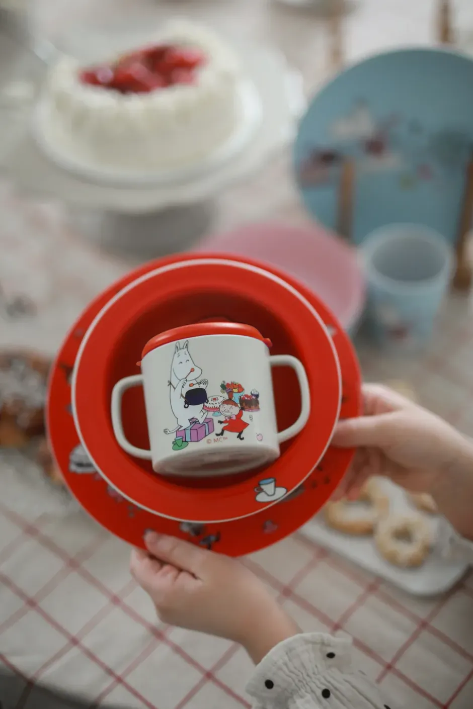 Mumin Lilla My pipmugg 20 cl, Röd